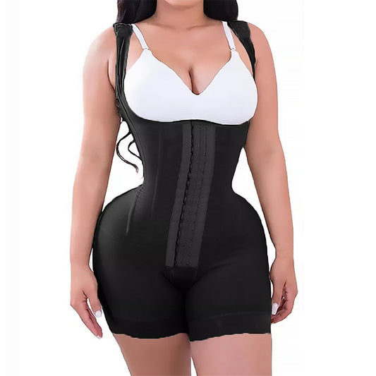 European and American abdominal jumpsuit tight fitting and hip lifting pants anti slip drop glue plastic pants lace buckle shaping drawstring pants